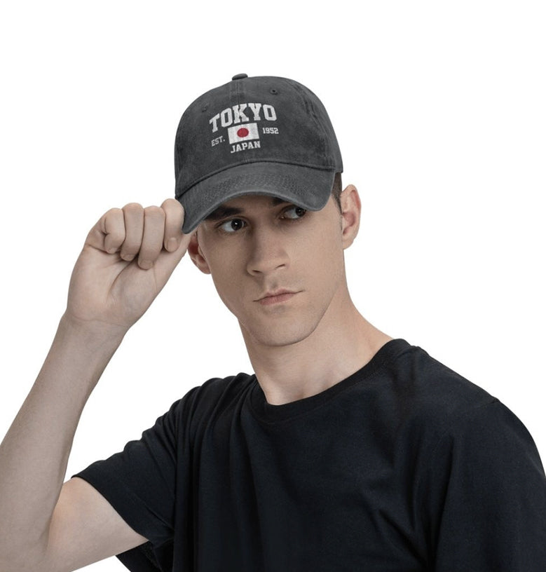 Japan Trucker Hat | OFF-WRLD Techwear Black