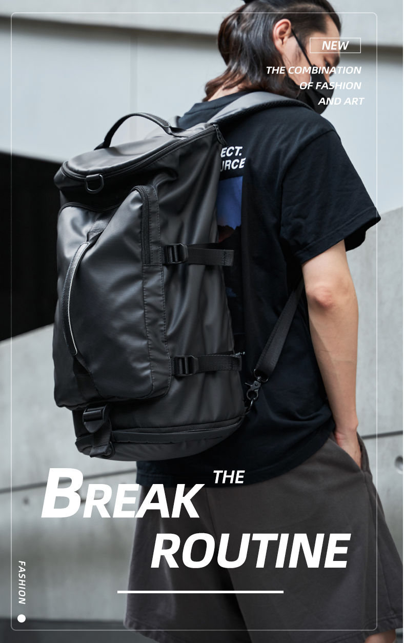 OFF-WRLD Techwear Men's Japanese Crossbody Bag
