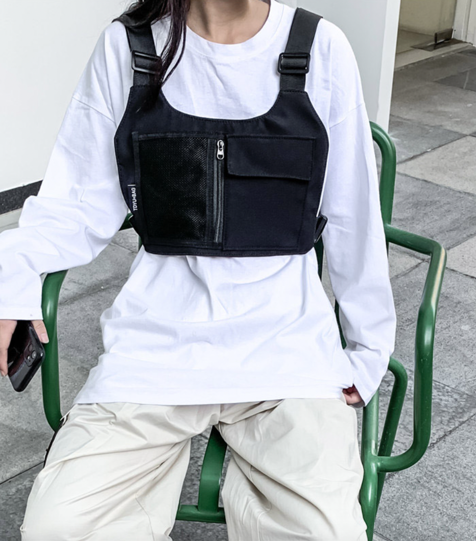 Womens Over Chest Bag Off Wrld Techwear