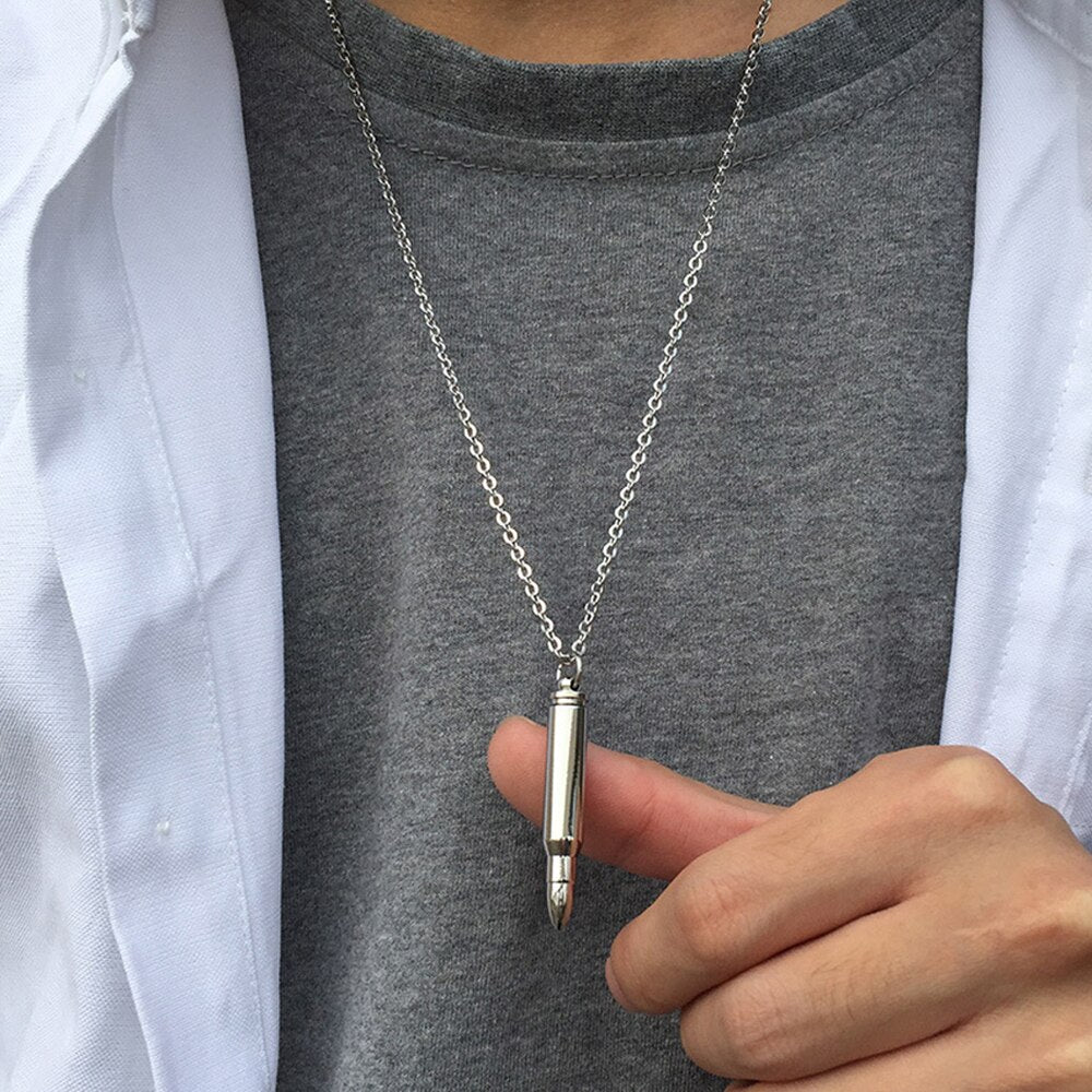 Bullet necklace sale for men