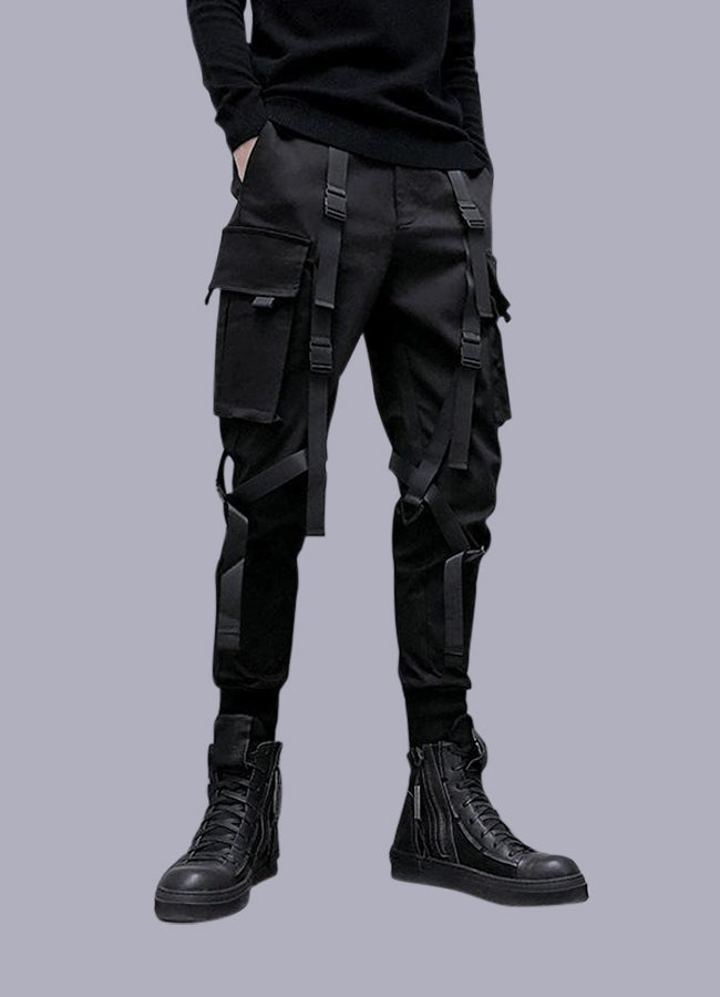 Tactical Cargo Pants With Straps