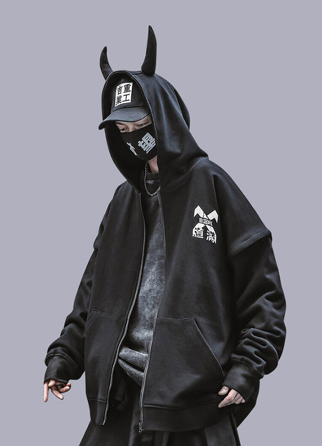 Demon horn hoodie on sale