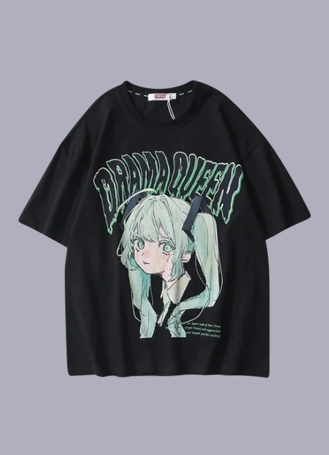 Bershka anime t discount shirt