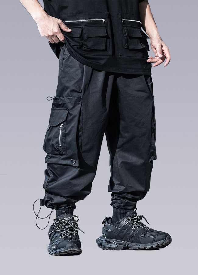 Strapped cheap cargo joggers