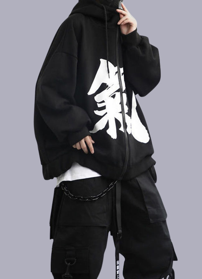 Kanji hoodie hot sale