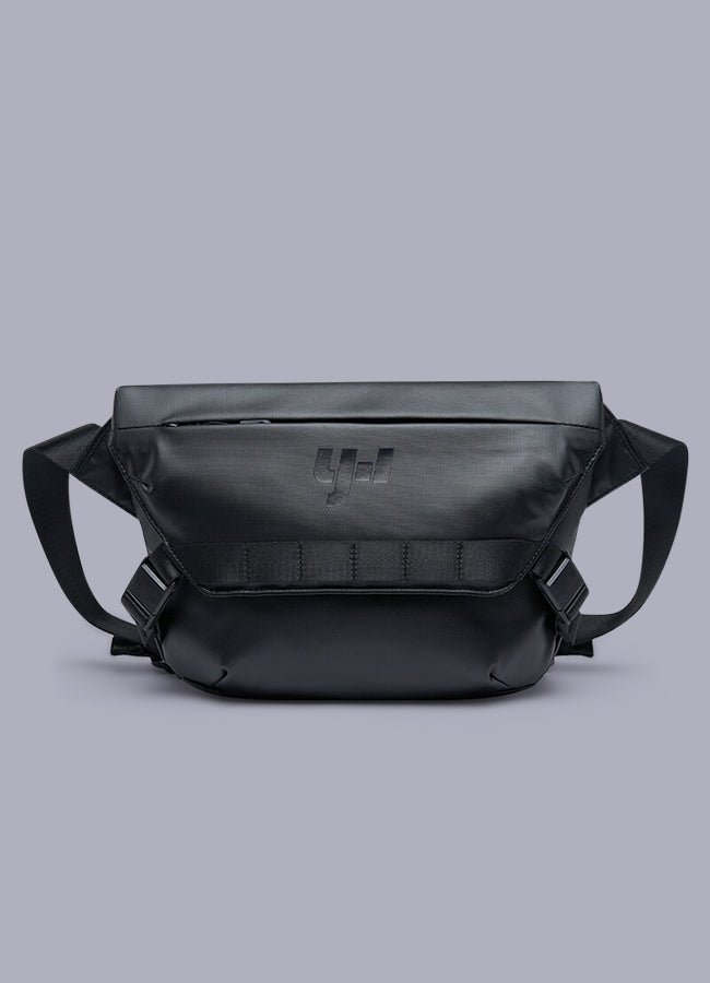 Black Techwear Bag Multi-pocket Crossbody Sling Bag Japanese 