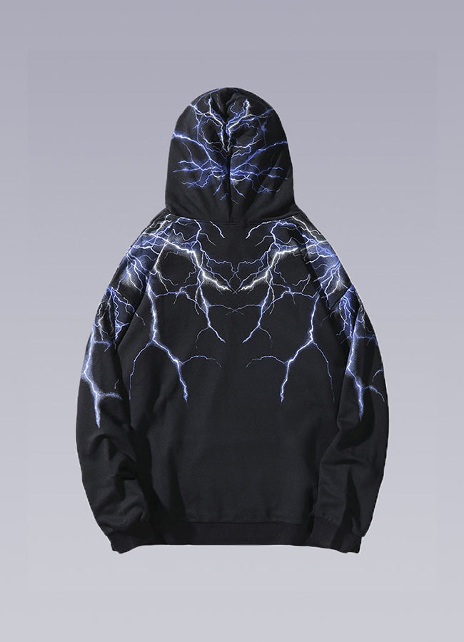 Black hot sale lightning hoodie