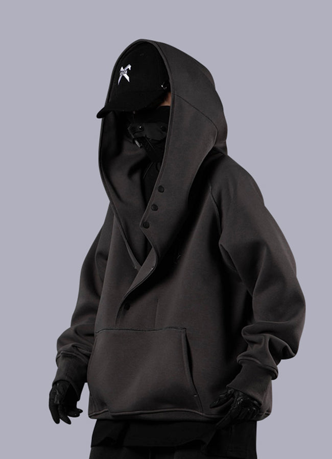 Oversized hoodie with belt best sale