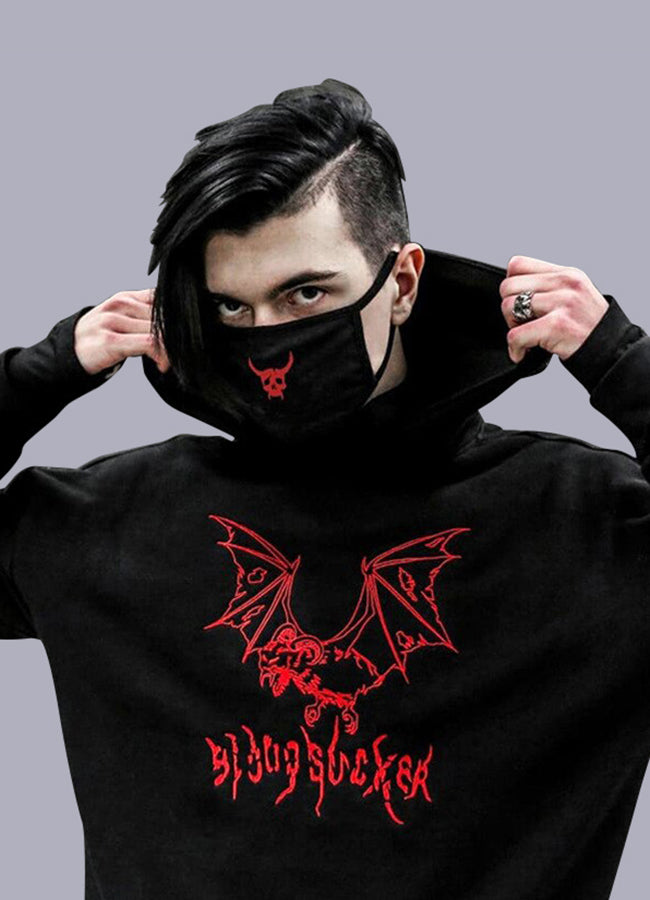 Goth hoodie mens hotsell