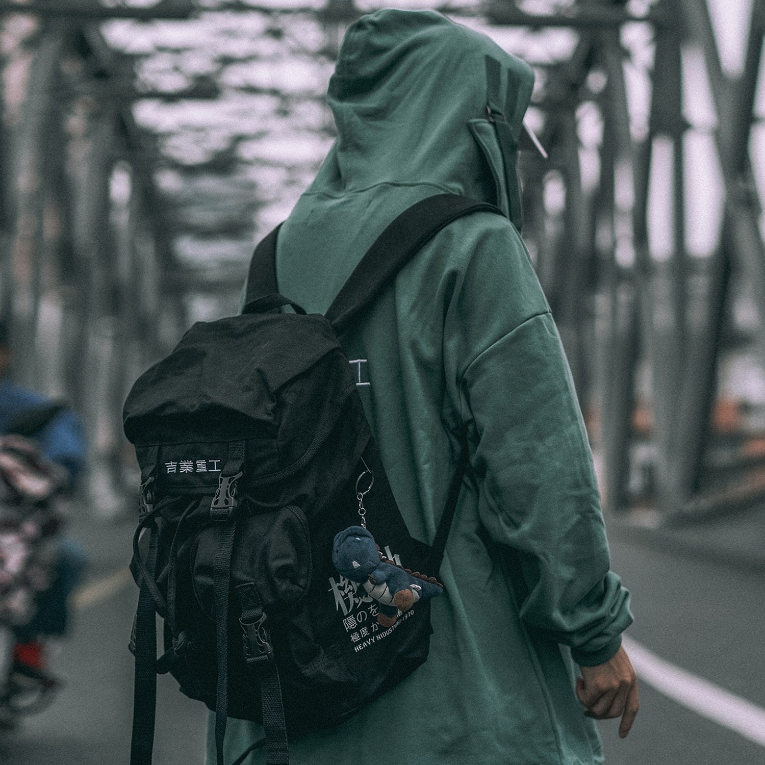 Black japanese clearance backpack