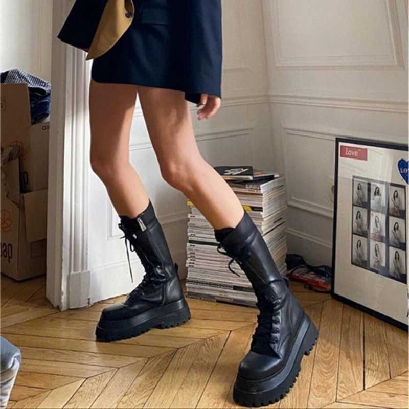 Platform army clearance boots