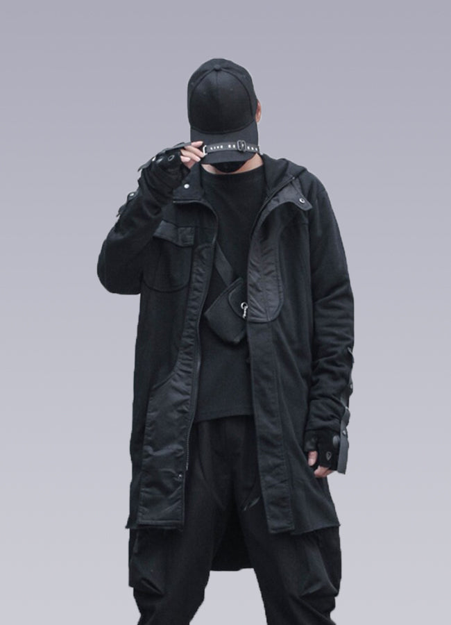 OFF-WRLD Techwear Men's Reflective Windbreaker Jacket