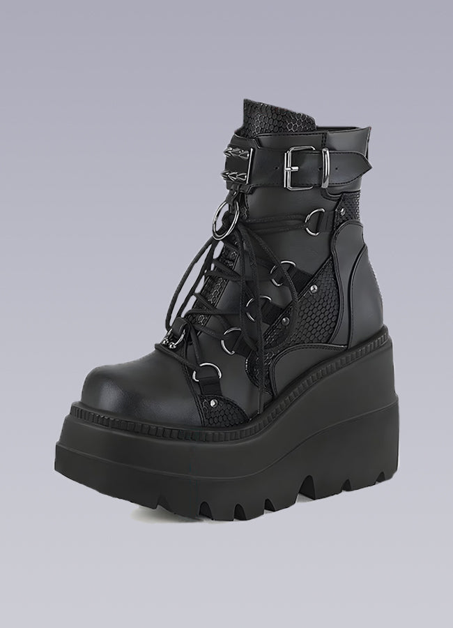 Black boots clearance punk