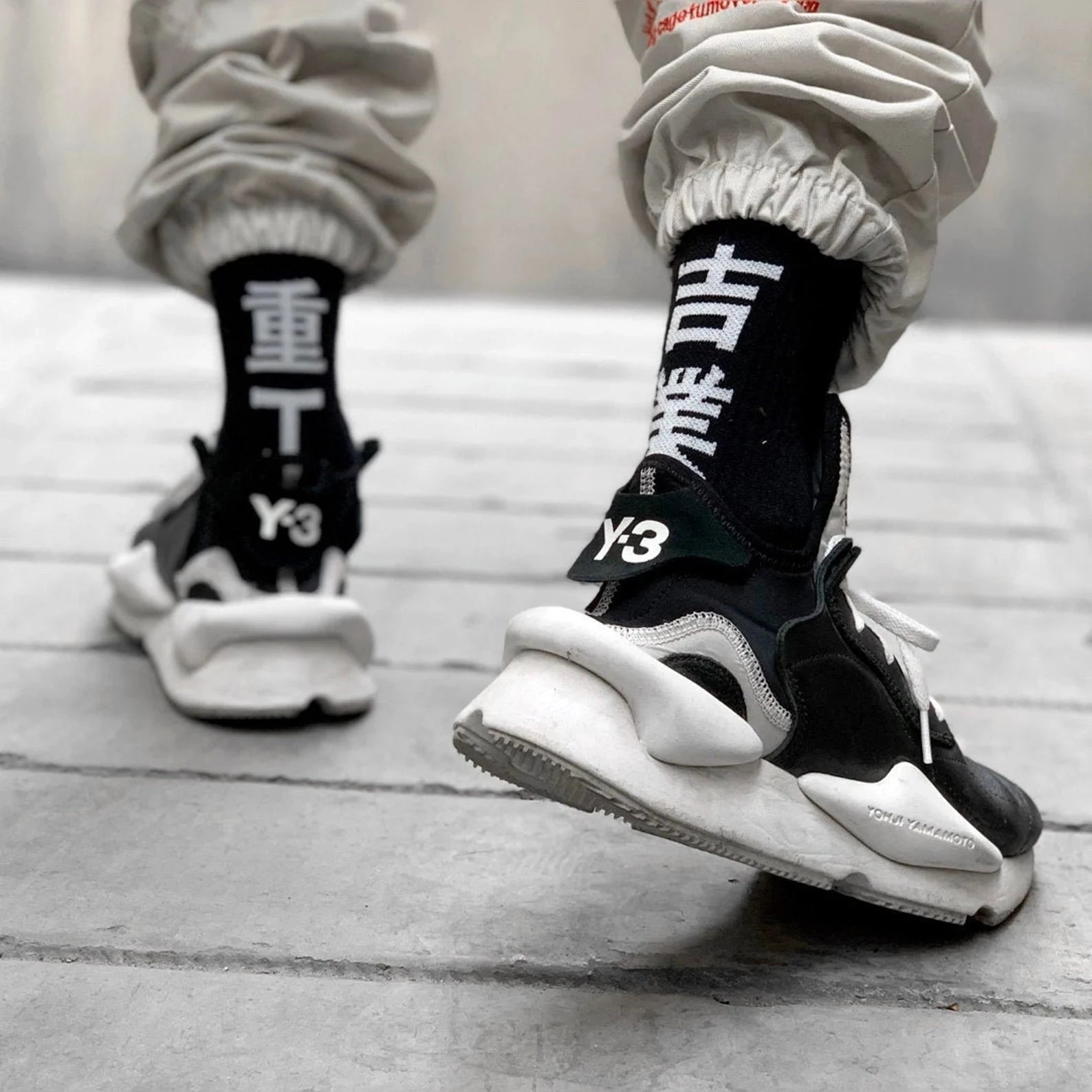 Y3 discount tech socks