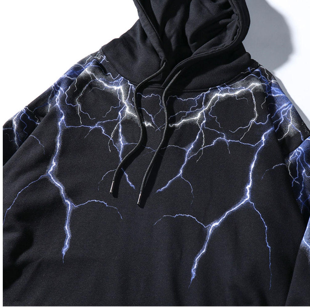 men's lightning hoodie