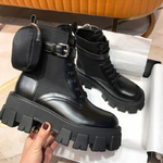 black combat boots with pockets - Vignette | OFF-WRLD