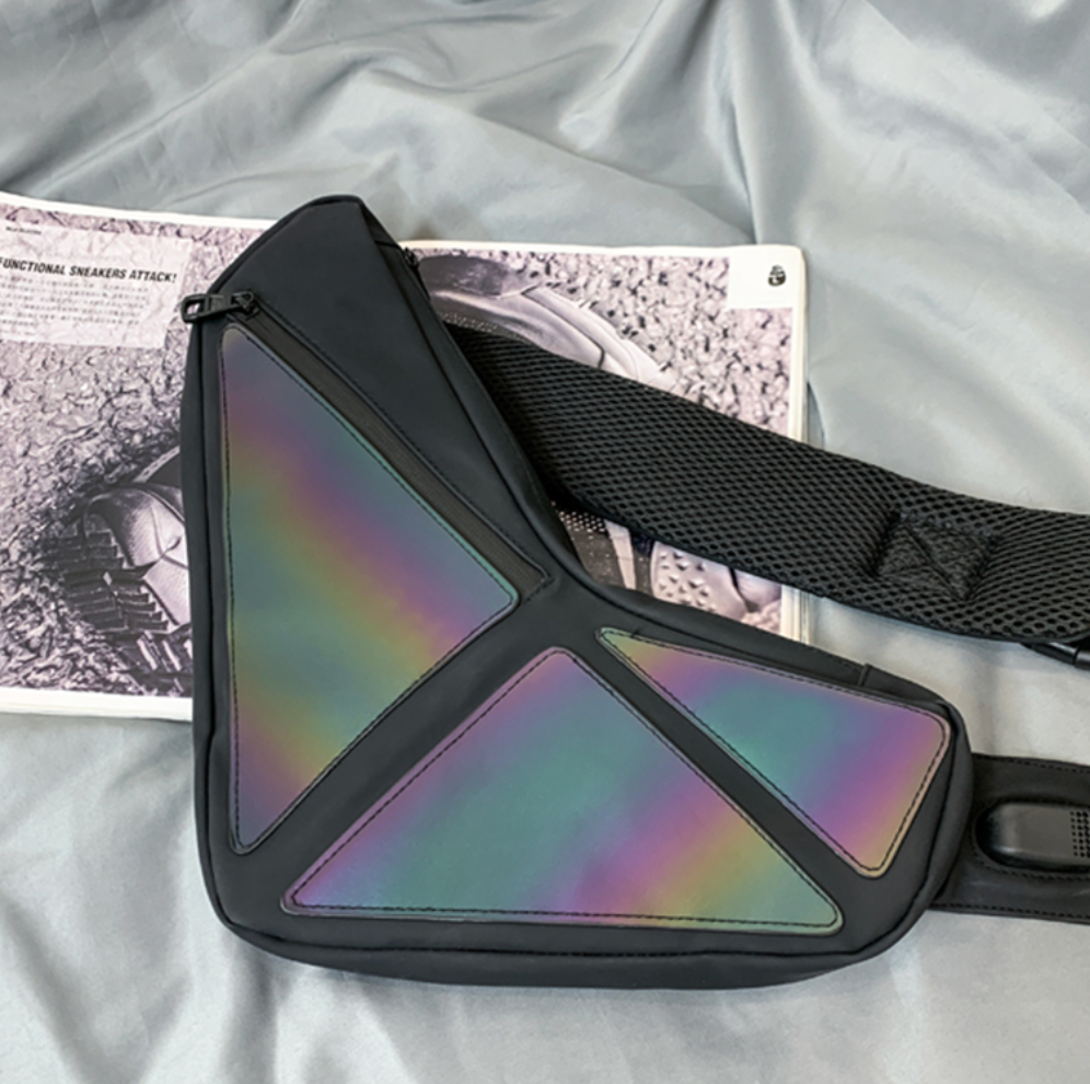 Bag rainbow holographic for festivals and Pride | Boland