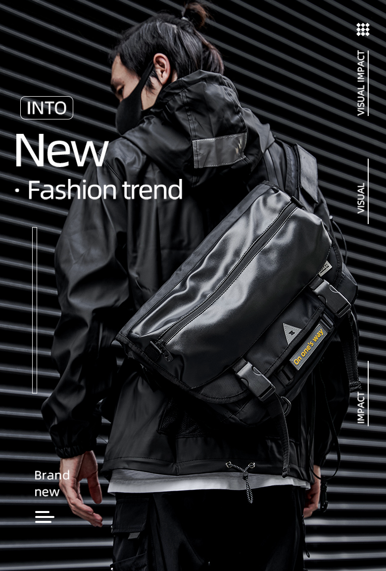 OFF-WRLD Techwear Men's Streetwear Sling Bag