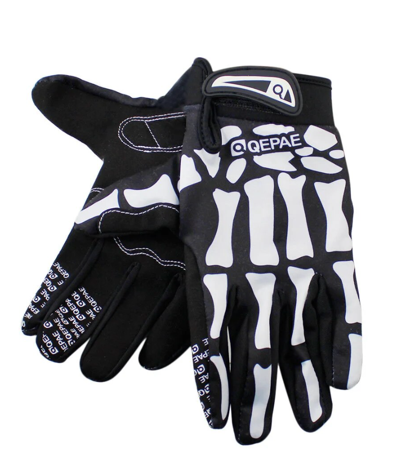 Qepae cheap skeleton gloves