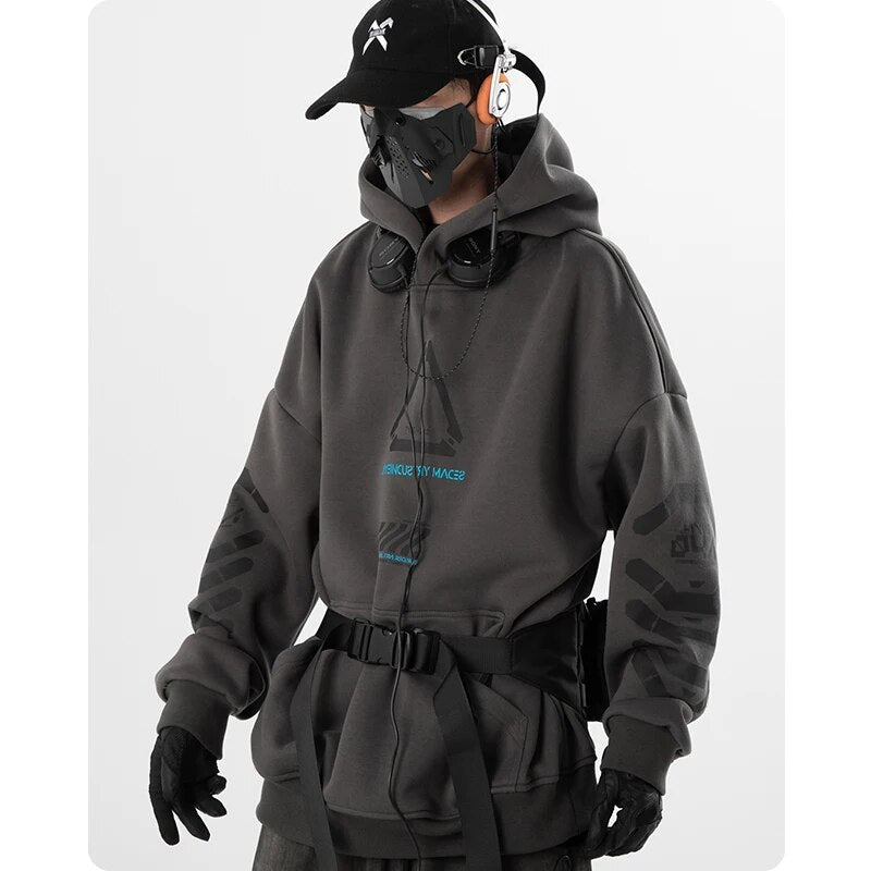 Cyberpunk Techwear Hoodie OFF WRLD Store