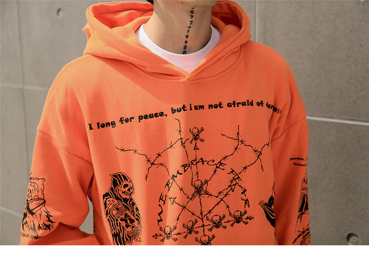 barbed wire hoodie