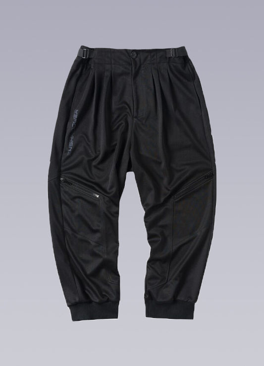 black baggy joggers