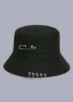 black bucket hat with rings - Vignette | OFF-WRLD