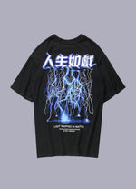 black lightning shirt - Vignette | OFF-WRLD