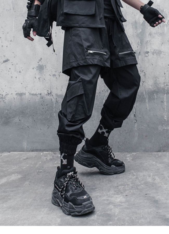 Cyber Goth Pants | OFF-WRLD Techwear XXL