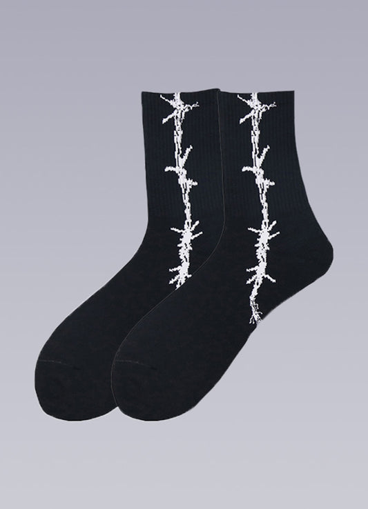 barbed wire socks