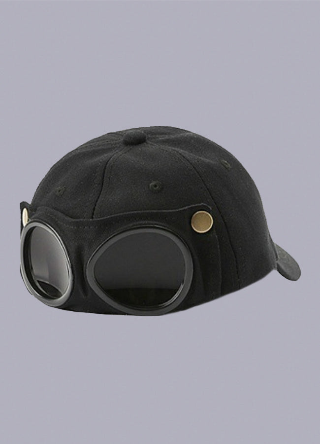 steampunk aviator cap