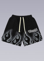 men's flame shorts - Vignette | OFF-WRLD