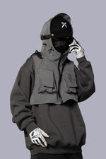 men's tactical fleece hoodie - Vignette | OFF-WRLD