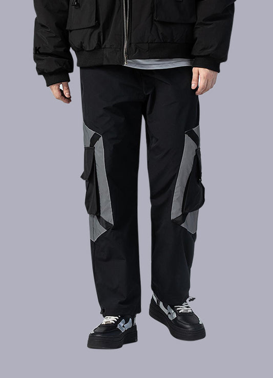 patchwork cargo pants