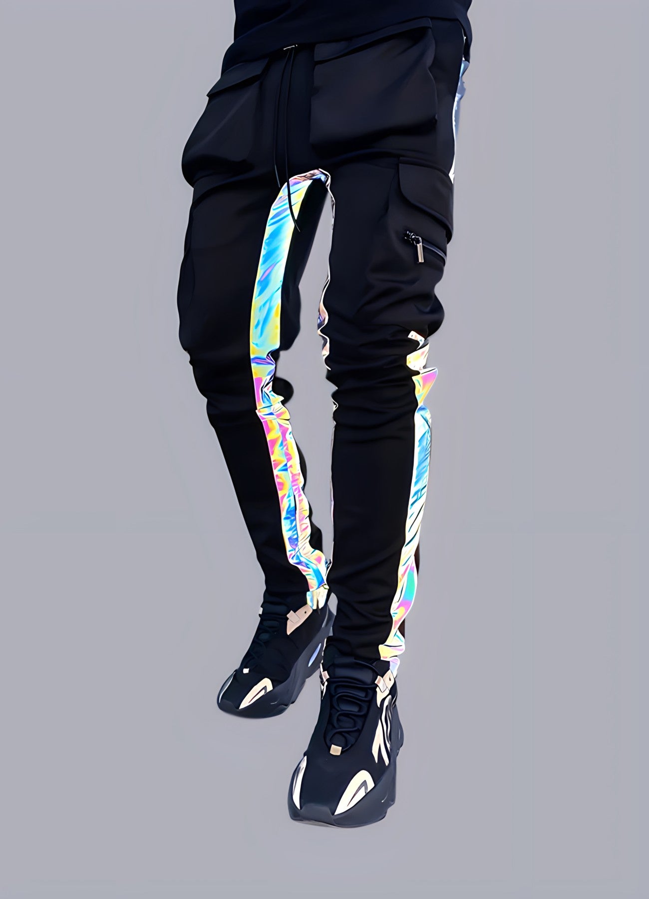 reflective cargo pants