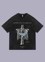 skeleton print t-shirt - Vignette | OFF-WRLD