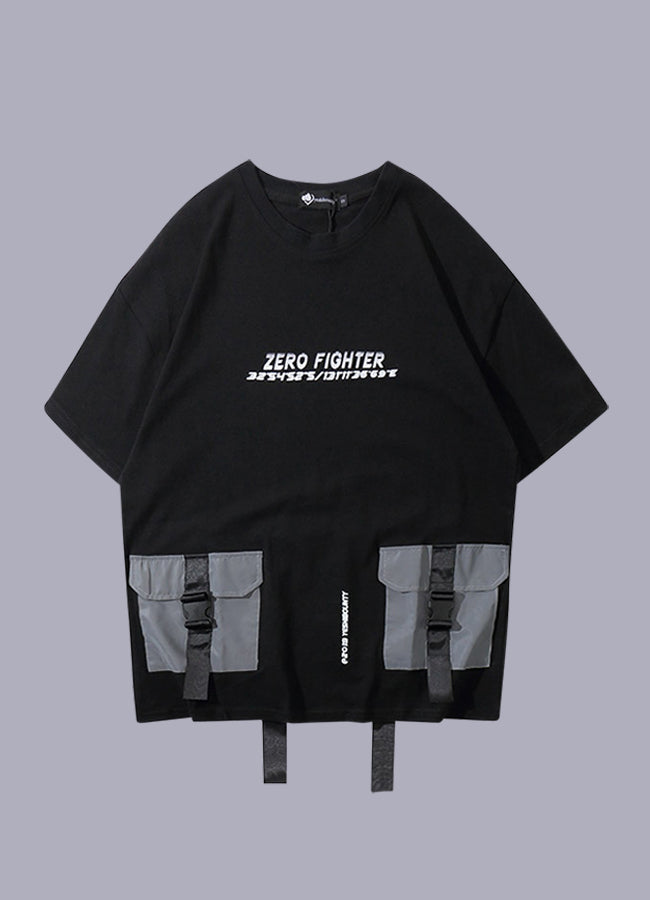 streetwear shirt with straps