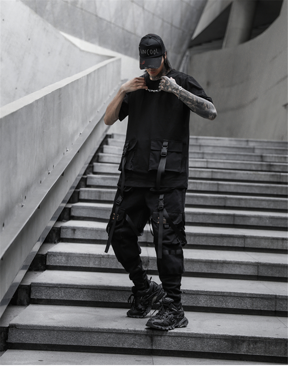 tactical cargo pants with straps