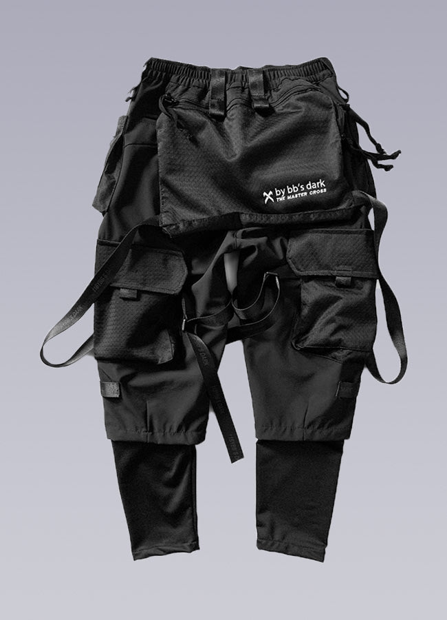 techwear pants with straps