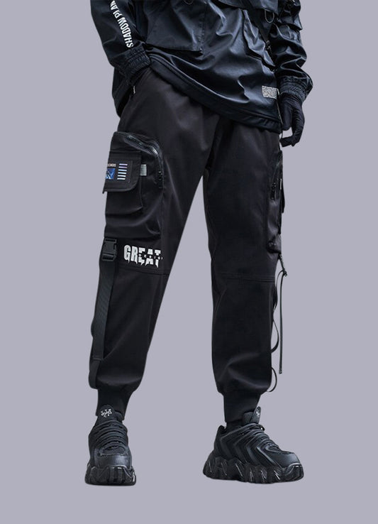 techwear cargo trousers