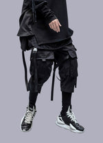 Techwear Pants with Straps