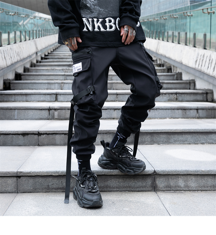 Niepce Inc Black Streetwear Men's Techwear Pants 