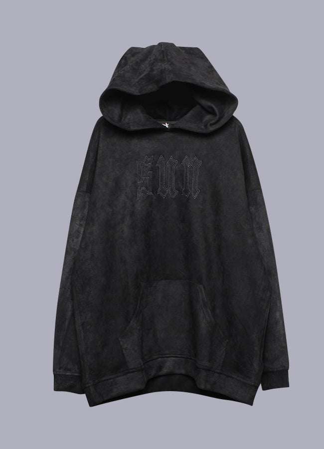 vintage black hoodie