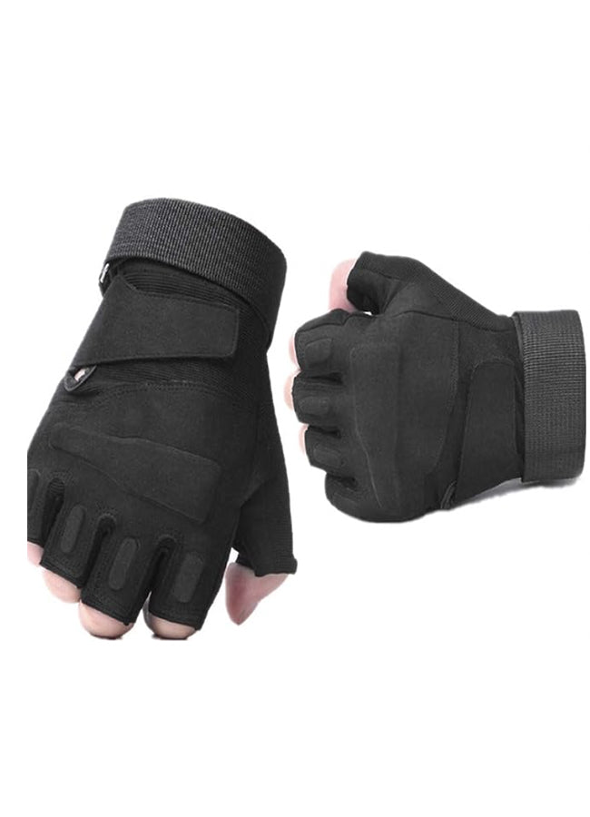 Black Tactical Fingerless Gloves | OFF-WRLD TECHWEAR