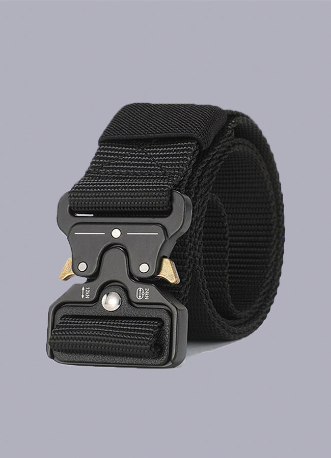 military-style tactical nylon belt