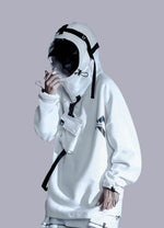 white techwear hoodie - Vignette | OFF-WRLD