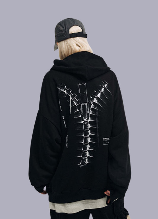 women's goth hoodie
