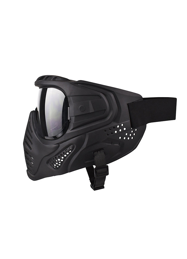 black tactical mask