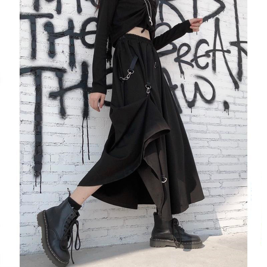 SILKKOBO Streetwear Womens Fashion Gothic Hip HopTechwear Womens