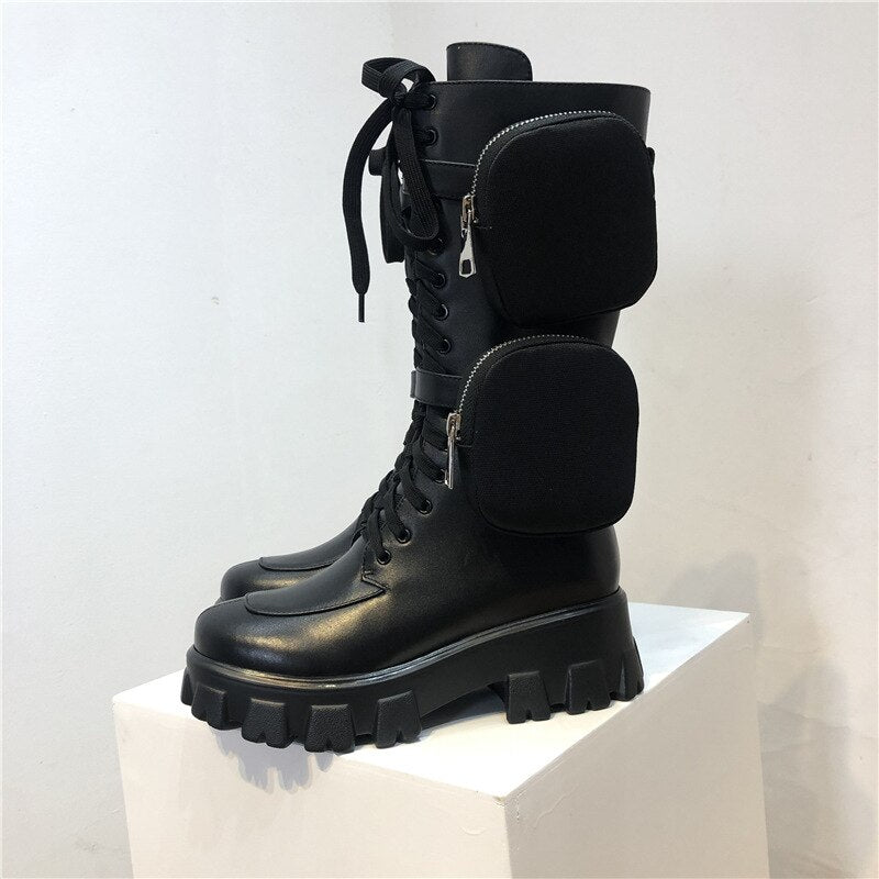 women's black tactical work boots